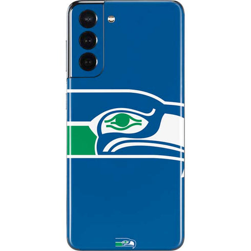 NFL Seattle Seahawks Retro Logo Galaxy S21 5G Skin