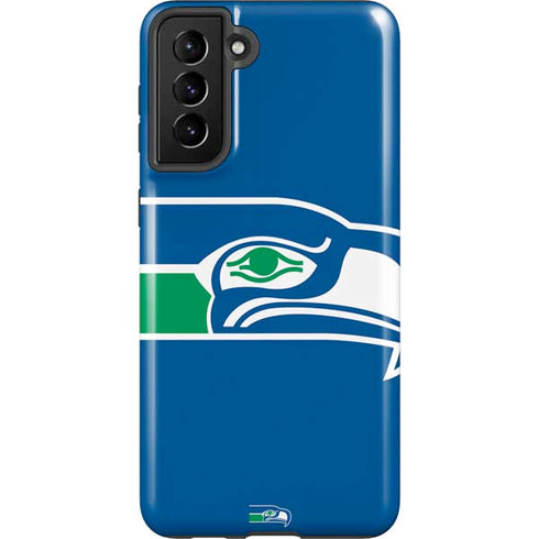 NFL Seattle Seahawks Retro Logo Galaxy S21 Plus 5G Pro Case