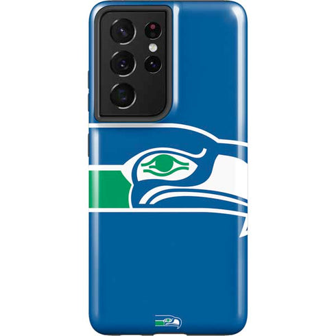NFL Seattle Seahawks Retro Logo Galaxy S21 Ultra 5G Pro Case
