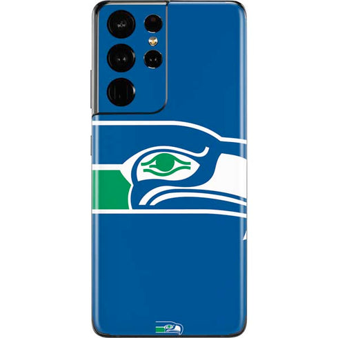 NFL Seattle Seahawks Retro Logo Galaxy S21 Ultra 5G Skin