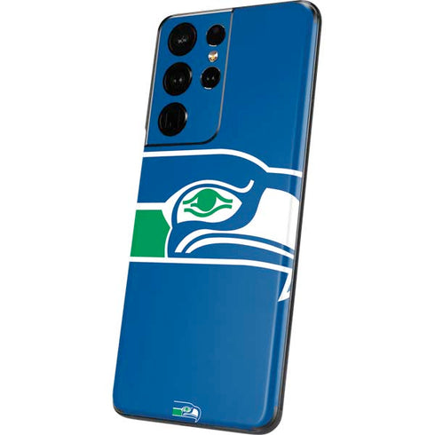 NFL Seattle Seahawks Retro Logo Galaxy S21 Ultra 5G Skin