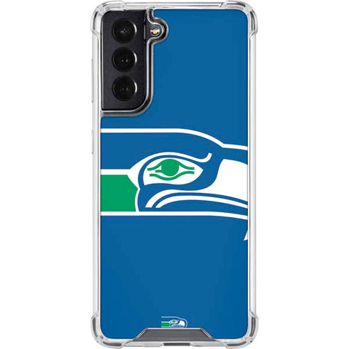 NFL Seattle Seahawks Retro Logo Galaxy S22 Clear Case