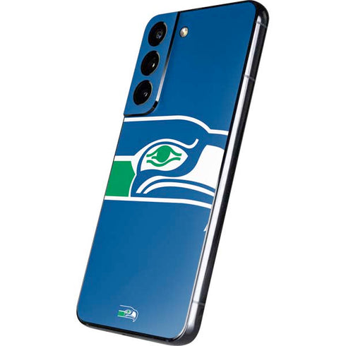 NFL Seattle Seahawks Retro Logo Galaxy S22 Skin