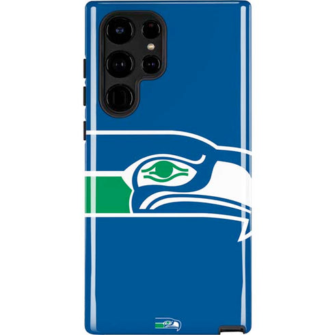 NFL Seattle Seahawks Retro Logo Galaxy S22 Ultra Pro Case