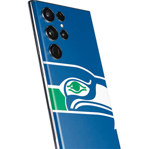 NFL Seattle Seahawks Retro Logo Galaxy S22 Ultra Skin