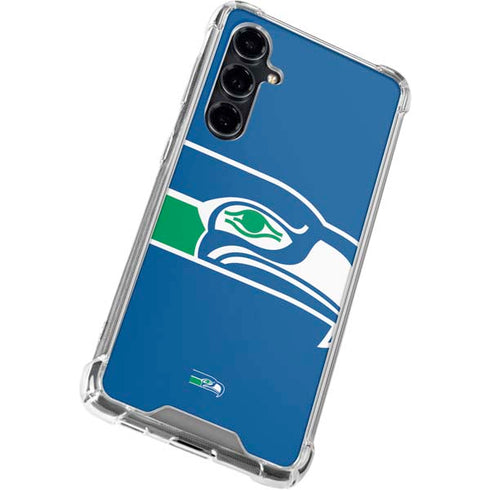 NFL Seattle Seahawks Retro Logo Galaxy S23 FE Clear Case