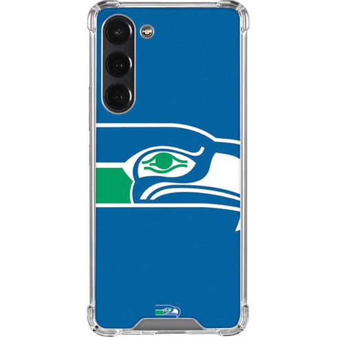 NFL Seattle Seahawks Retro Logo Galaxy S23 Plus Clear Case