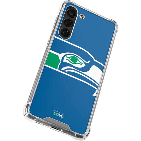 NFL Seattle Seahawks Retro Logo Galaxy S23 Plus Clear Case