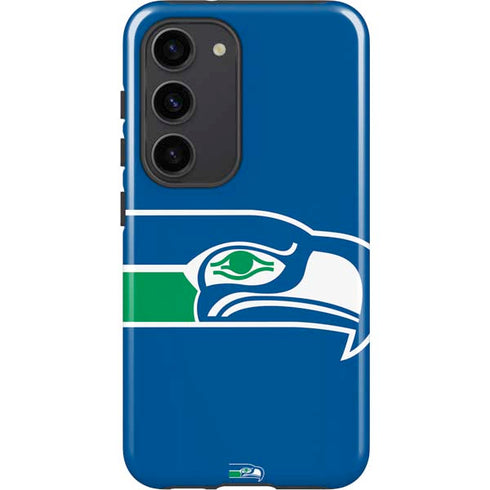 NFL Seattle Seahawks Retro Logo Galaxy S23 Pro Case