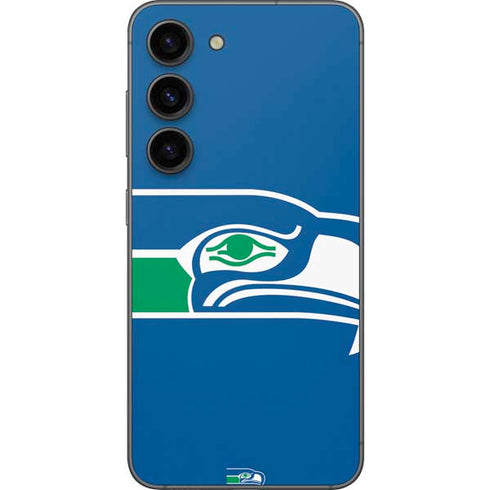NFL Seattle Seahawks Retro Logo Galaxy S23 Skin