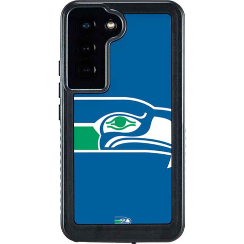 NFL Seattle Seahawks Retro Logo Galaxy S23 Waterproof Case