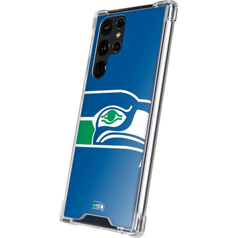 NFL Seattle Seahawks Retro Logo Galaxy S24 Ultra Clear Case