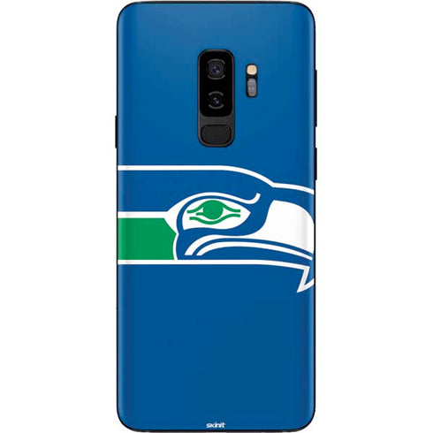NFL Seattle Seahawks Retro Logo Galaxy S9 Plus Skin