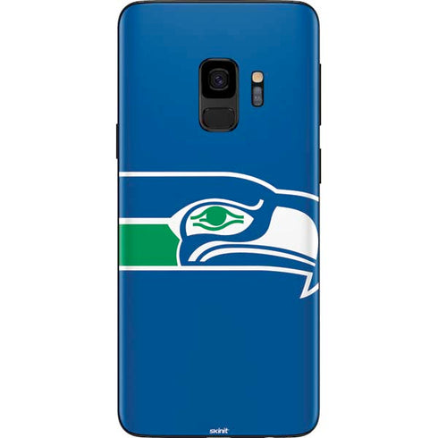 NFL Seattle Seahawks Retro Logo Galaxy S9 Skin
