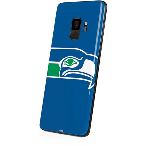 NFL Seattle Seahawks Retro Logo Galaxy S9 Skin