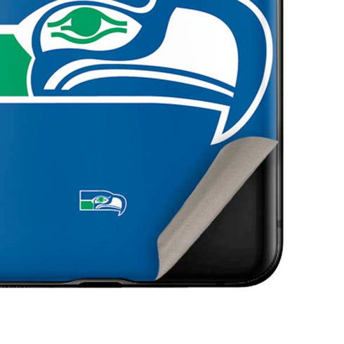 NFL Seattle Seahawks Retro Logo Galaxy Z Flip Skin