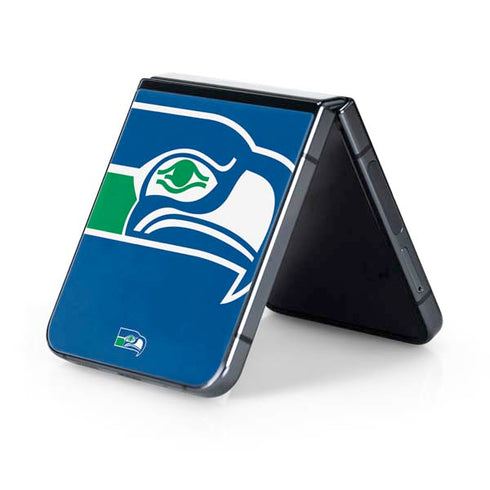 NFL Seattle Seahawks Retro Logo Galaxy Z Flip5 5G Skin