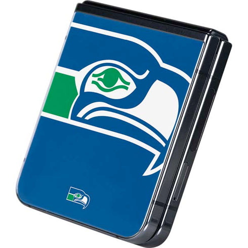 NFL Seattle Seahawks Retro Logo Galaxy Z Flip5 5G Skin