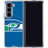 NFL Seattle Seahawks Retro Logo Galaxy Z Fold5 5G Clear Case