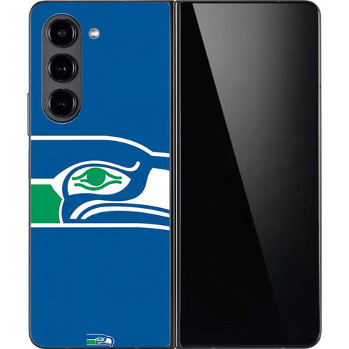 NFL Seattle Seahawks Retro Logo Galaxy Z Fold5 5G Skin