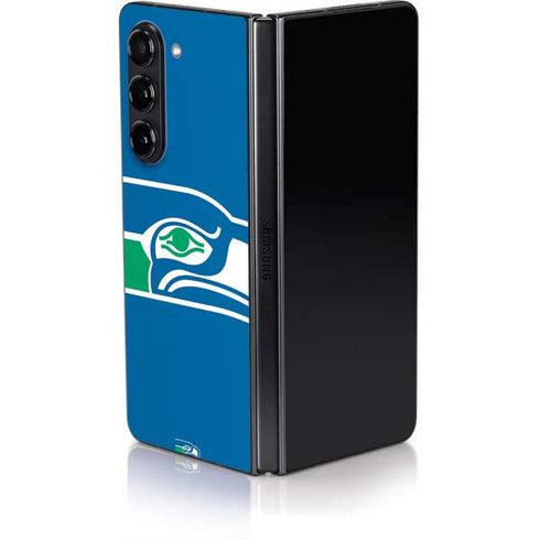 NFL Seattle Seahawks Retro Logo Galaxy Z Fold5 5G Skin