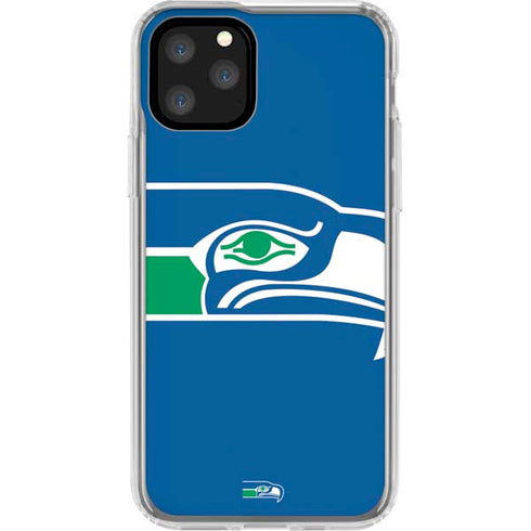 NFL Seattle Seahawks Retro Logo iPhone 11 Pro Clear Case