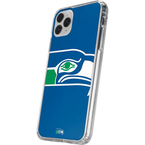 NFL Seattle Seahawks Retro Logo iPhone 11 Pro Clear Case