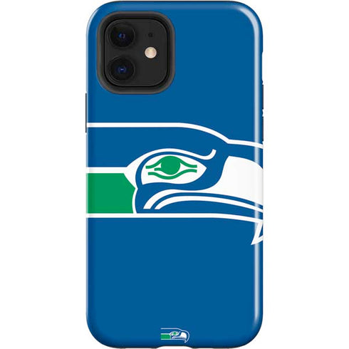 NFL Seattle Seahawks Retro Logo iPhone 12 Impact Case