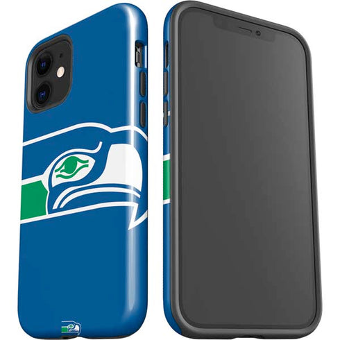 NFL Seattle Seahawks Retro Logo iPhone 12 Impact Case