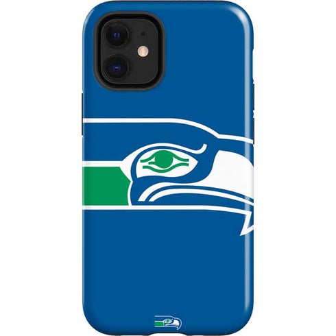 NFL Seattle Seahawks Retro Logo iPhone 12 Mini Impact Case