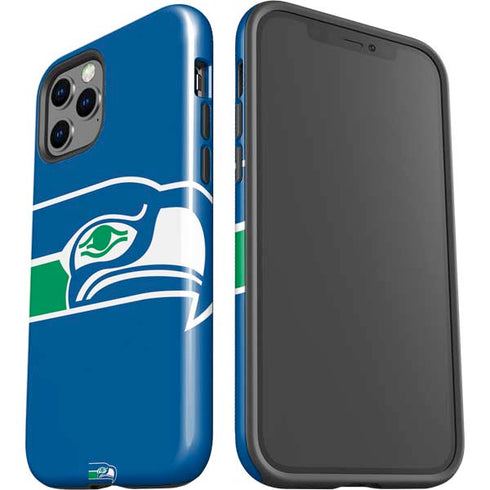 NFL Seattle Seahawks Retro Logo iPhone 12 Pro Max Impact Case
