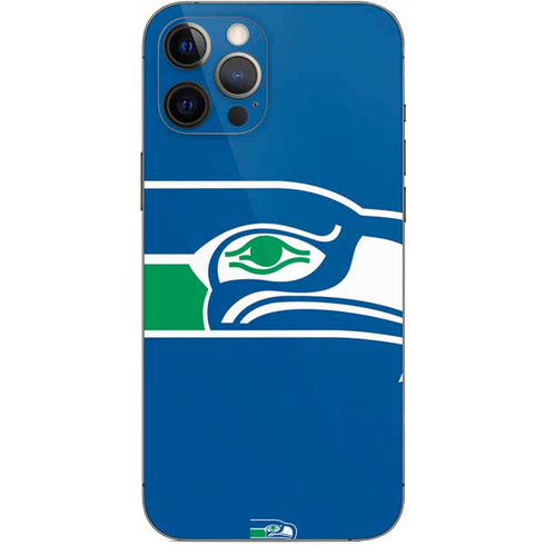 NFL Seattle Seahawks Retro Logo iPhone 12 Pro Max Skin