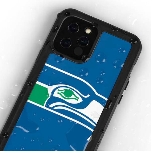 NFL Seattle Seahawks Retro Logo iPhone 12 Pro Waterproof Case