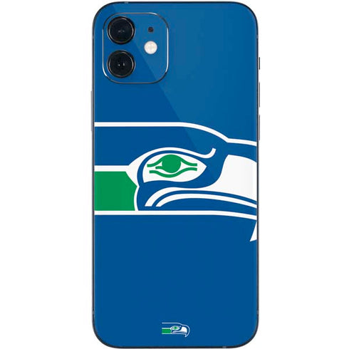 NFL Seattle Seahawks Retro Logo iPhone 12 Skin