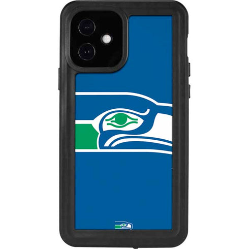 NFL Seattle Seahawks Retro Logo iPhone 12 Waterproof Case