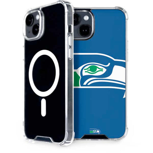 NFL Seattle Seahawks Retro Logo iPhone 13 MagSafe Case