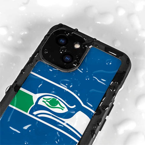 NFL Seattle Seahawks Retro Logo iPhone 13 Mini Waterproof Case