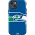 NFL Seattle Seahawks Retro Logo iPhone 15 Impact Case