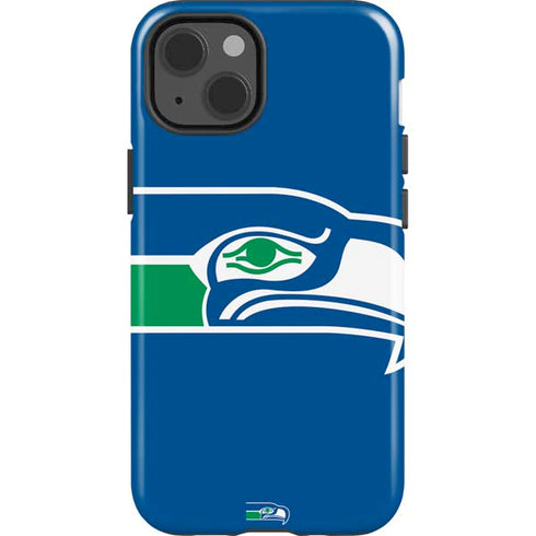NFL Seattle Seahawks Retro Logo iPhone 14 Impact Case