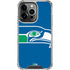 NFL Seattle Seahawks Retro Logo iPhone 15 Pro Clear Case
