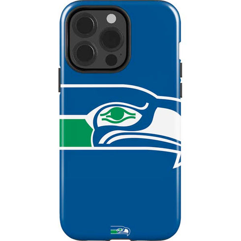 NFL Seattle Seahawks Retro Logo iPhone 14 Pro Impact Case
