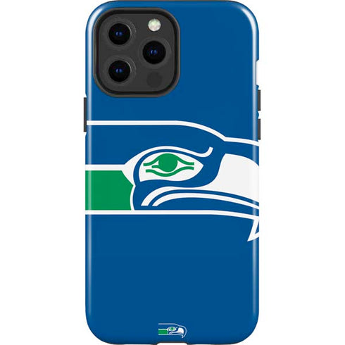 NFL Seattle Seahawks Retro Logo iPhone 15 Pro Max Impact Case