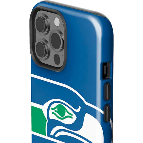 NFL Seattle Seahawks Retro Logo iPhone 15 Pro Max Impact Case