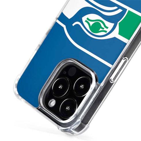 NFL Seattle Seahawks Retro Logo iPhone 15 Pro Max MagSafe Case
