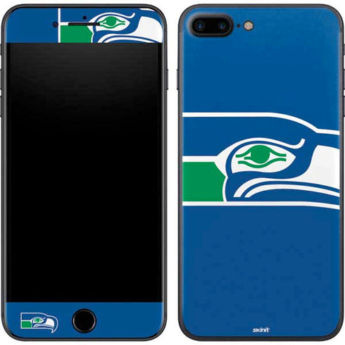 NFL Seattle Seahawks Retro Logo iPhone 8 Plus Skin