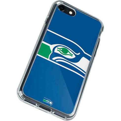 NFL Seattle Seahawks Retro Logo iPhone SE (2nd & 3rd Gen) Clear Case