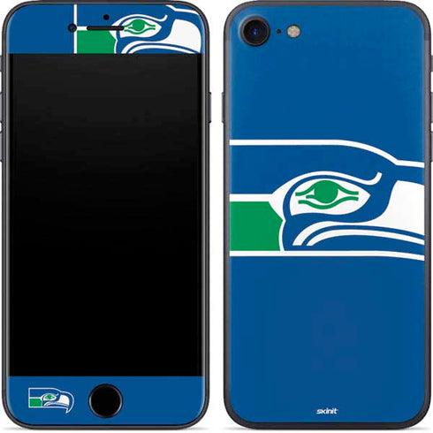 NFL Seattle Seahawks Retro Logo iPhone SE (2nd & 3rd Gen) Skin