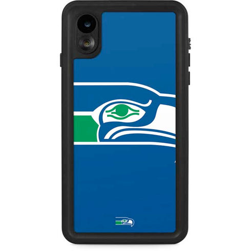 NFL Seattle Seahawks Retro Logo iPhone XR Waterproof Case
