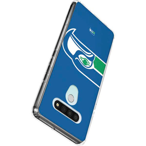 NFL Seattle Seahawks Retro Logo LG Stylo 6 Clear Case