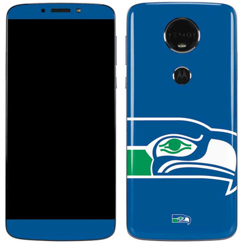 NFL Seattle Seahawks Retro Logo Moto E5 Plus Skin